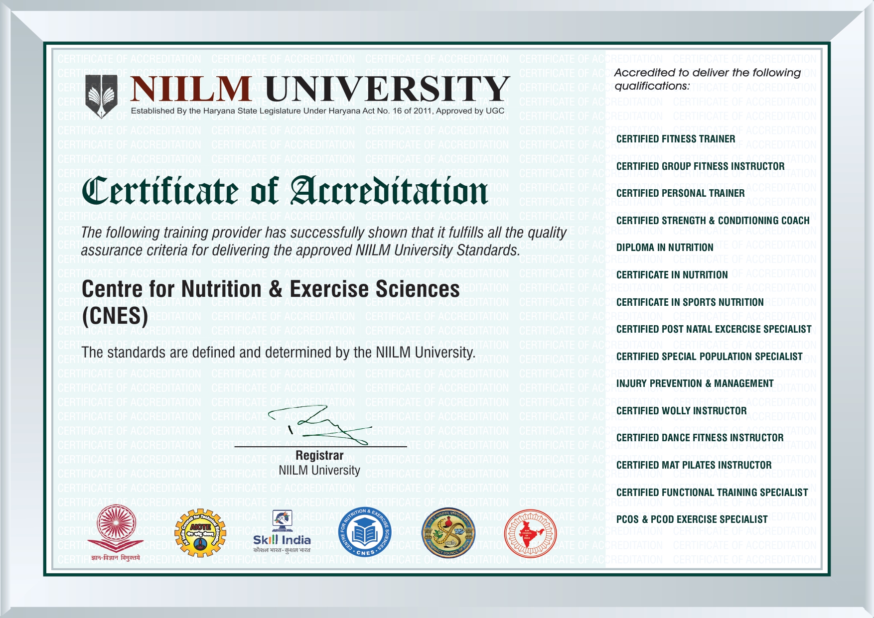 Accreditation Image