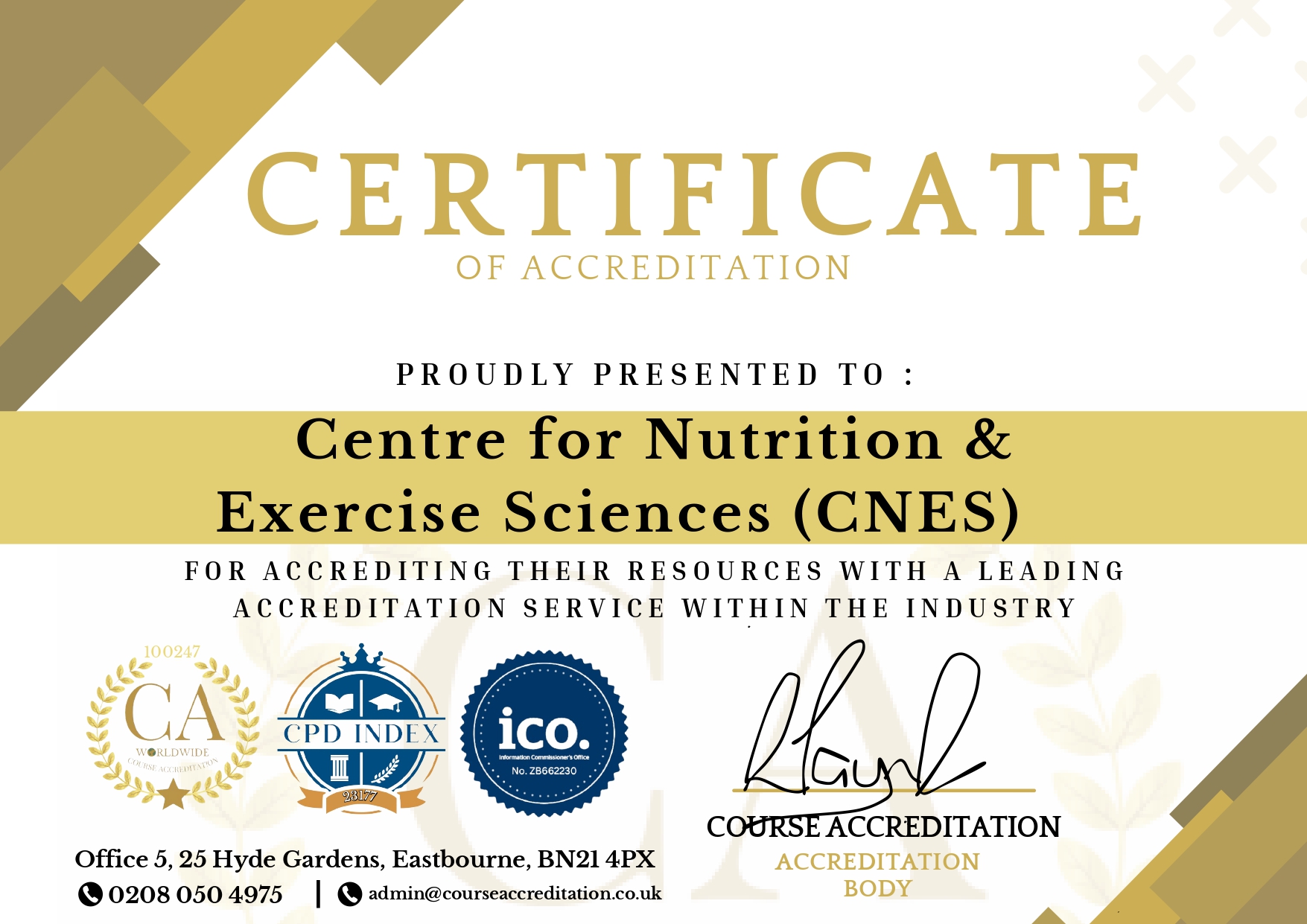 Accreditation Image